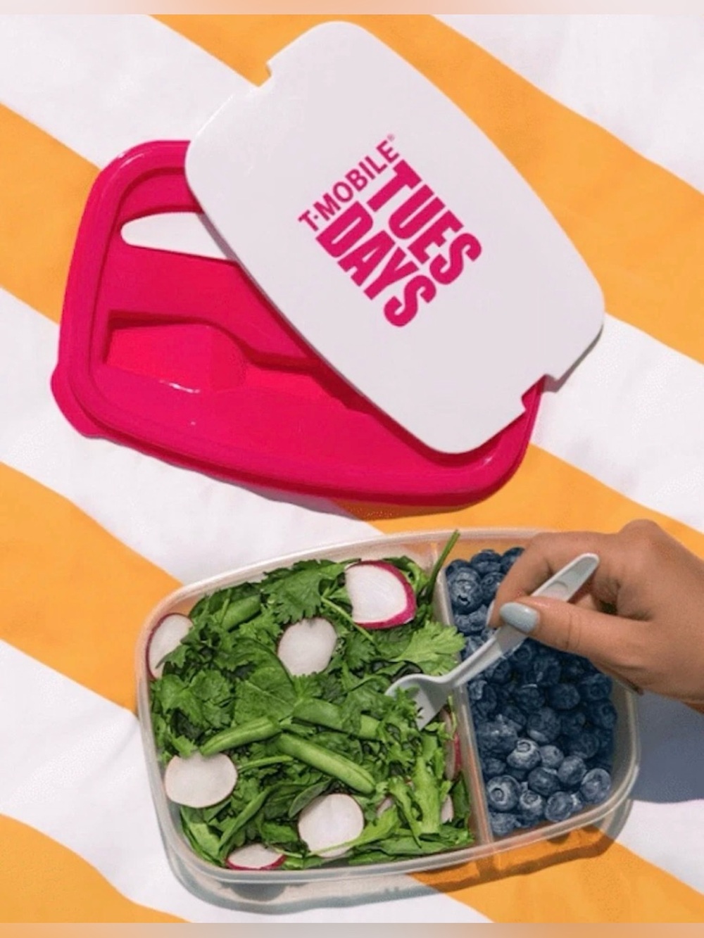 T-Mobile Set of 2 Bento-style container